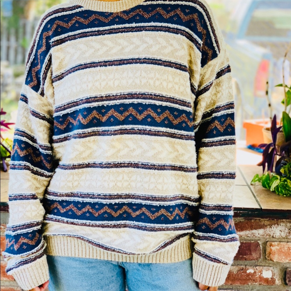 Vintage grandpa sweater.